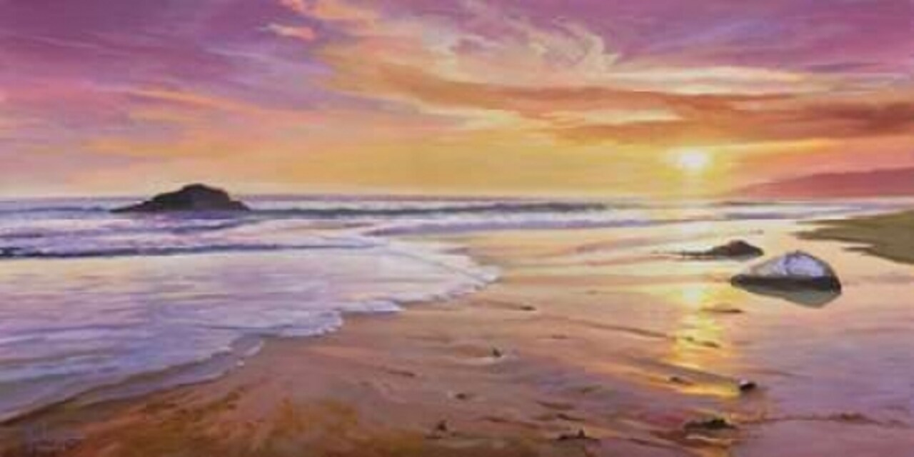 Tramonto sul mare Poster Print by Adriano Galasso - Item # VARPDX2AD1819